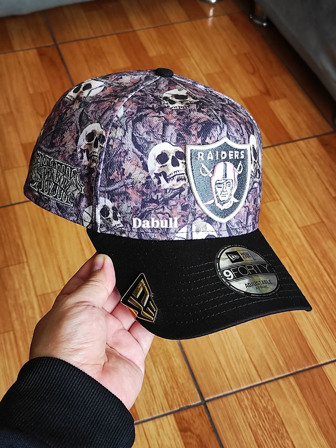 New Era Las Vegas Raiders SKULL ☠️ 9FORTY A-FRAME hat