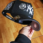 New Era New York Yankees black Subway series Edition 9Forty A Frame Snapback Hat
