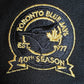 New Era Toronto Blue Jays 40th Season Black Gold 9Forty A Frame Snapback Hat
