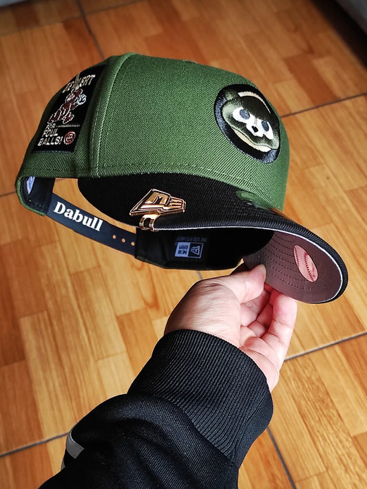New Era Chicago Cubs two Tone olive black 9fifty snapback