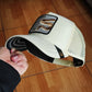 Gorra trucker beige serpiente Menace Deadly Companion Core Canvas The Farm de Goorin Bros