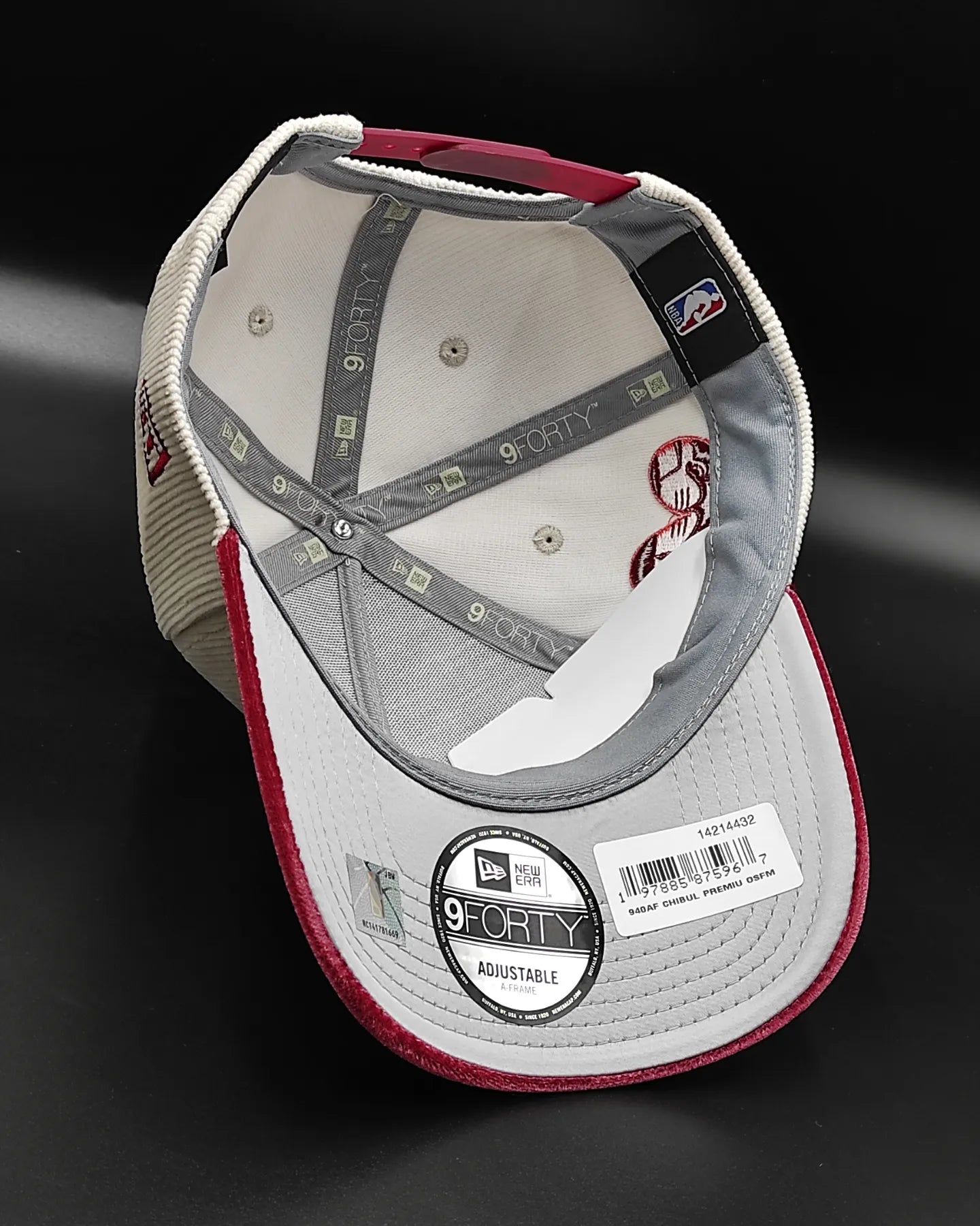 Newera Chicago Bulls Corduroy velvet  9 forty aframe Snapback