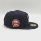 New Era Detroit tigers stadium patch navy throwback edition 59fifty fitted cap