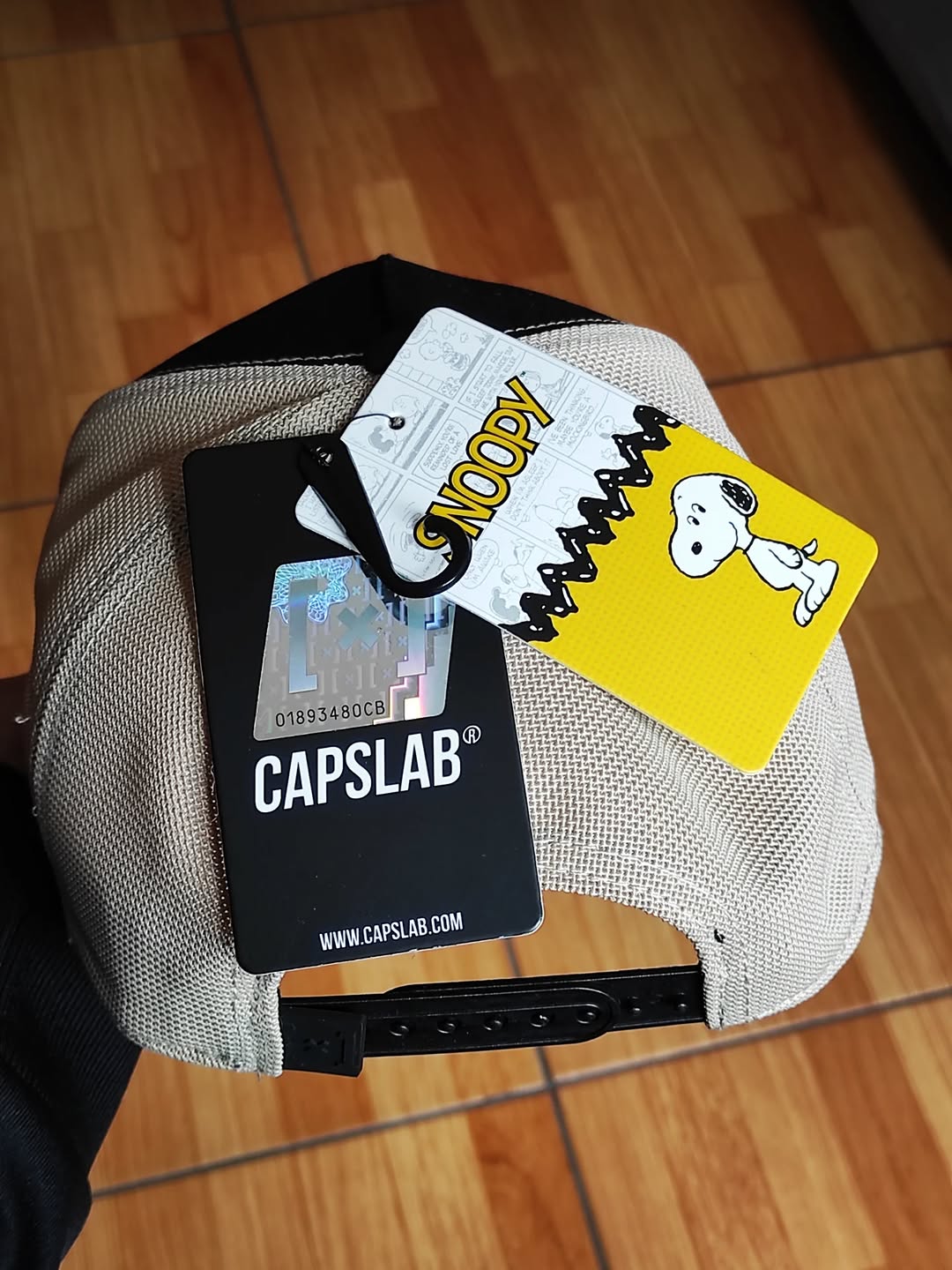 Gorra Capslab snoopy peanuts trucker cap