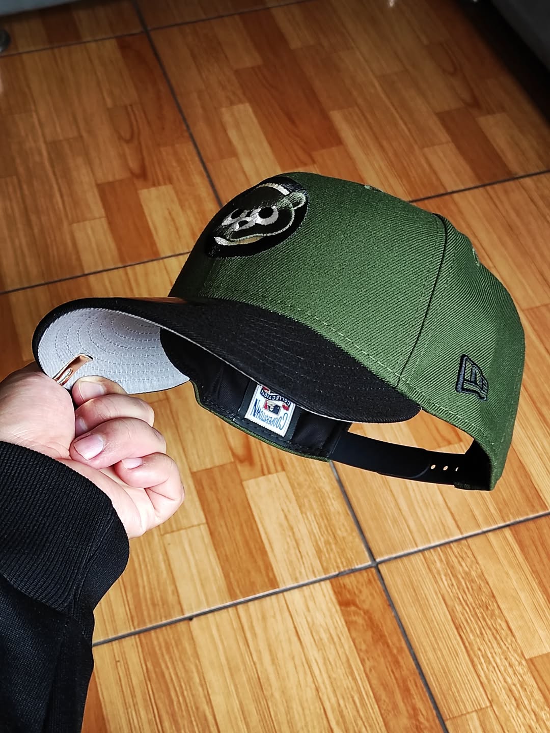 New Era Chicago Cubs two Tone olive black 9fifty snapback