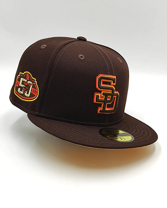 New era San Diego Padres 50th anniversary dark chocolate prime 59 fifty