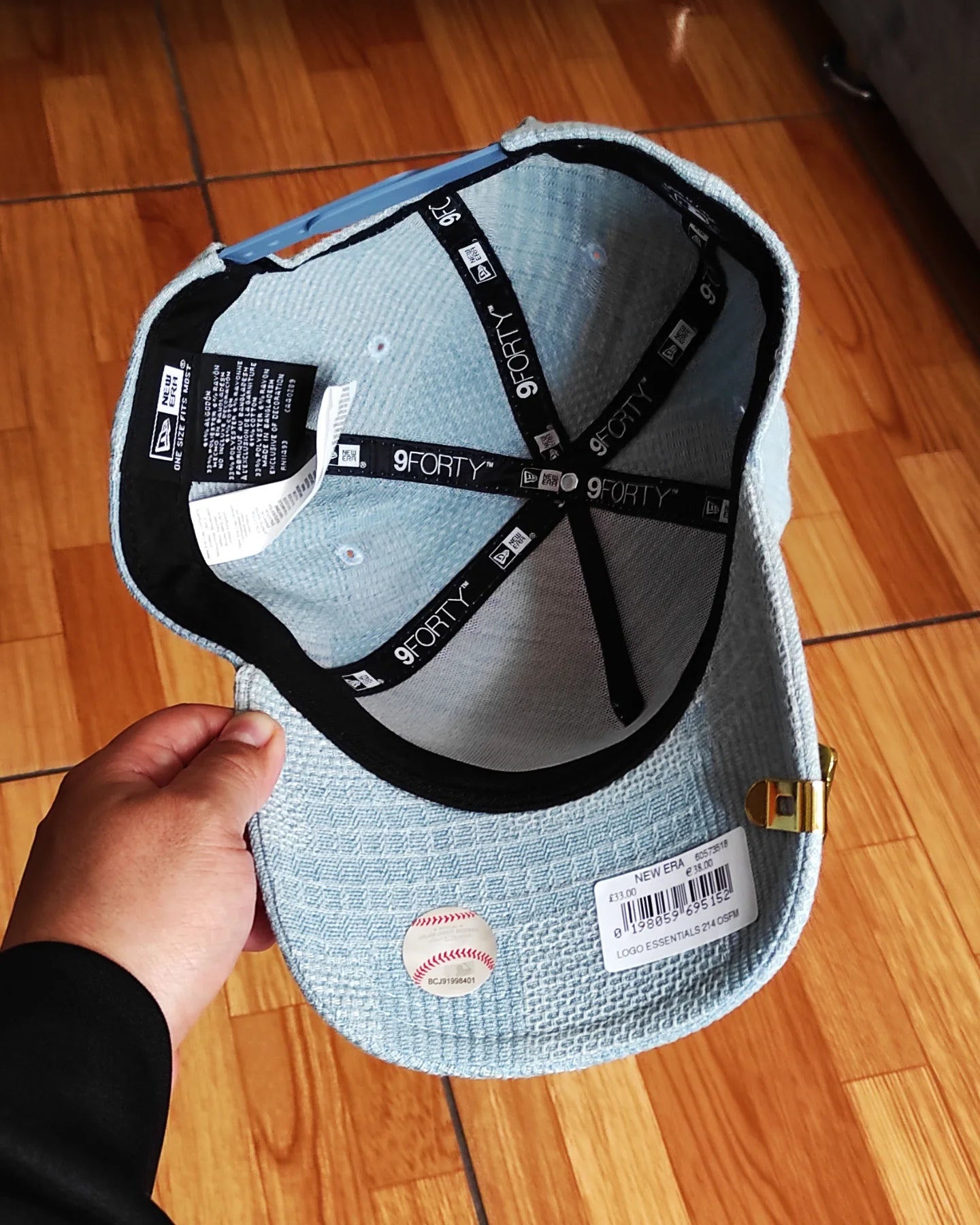 New Era Los Angeles Dodgers Denim Logo essentials 9 forty a-frame