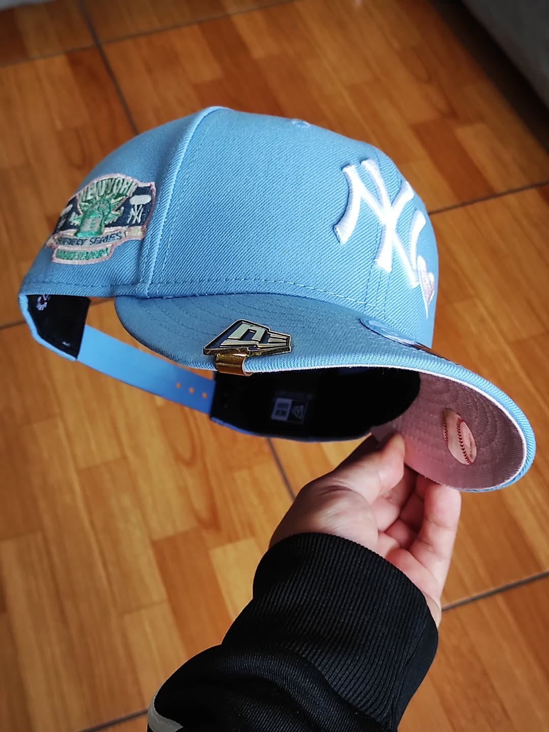 New Era New York Yankees heart sky/pink 9fifty snapback