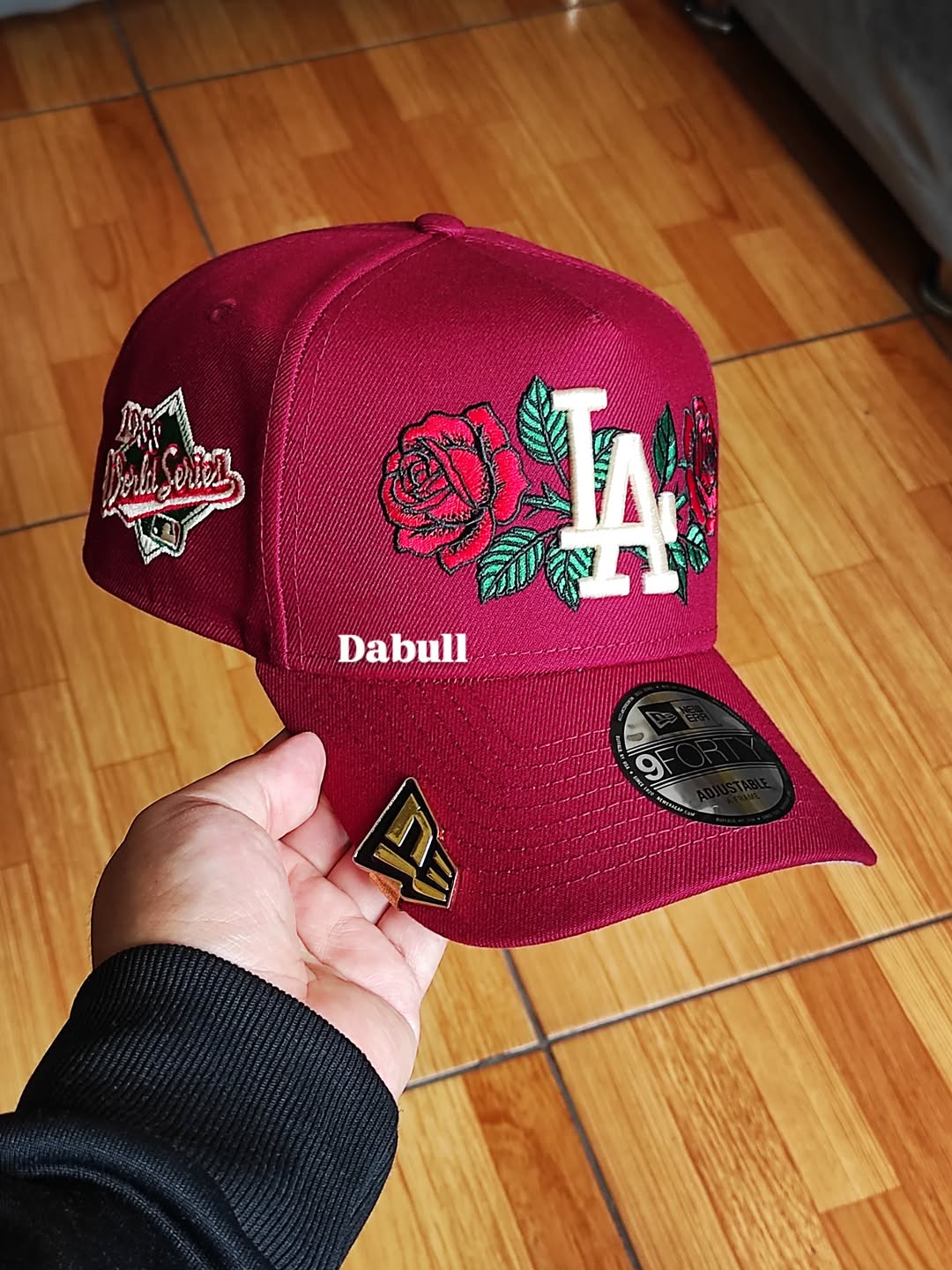 LOS ANGELES DODGERS WORLD SERIES ROSE NEW ERA 9FORTY A-FRAME