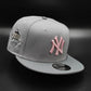 New Era New York Yankees world series 1999 gray pink 9 FIFTY Snapback