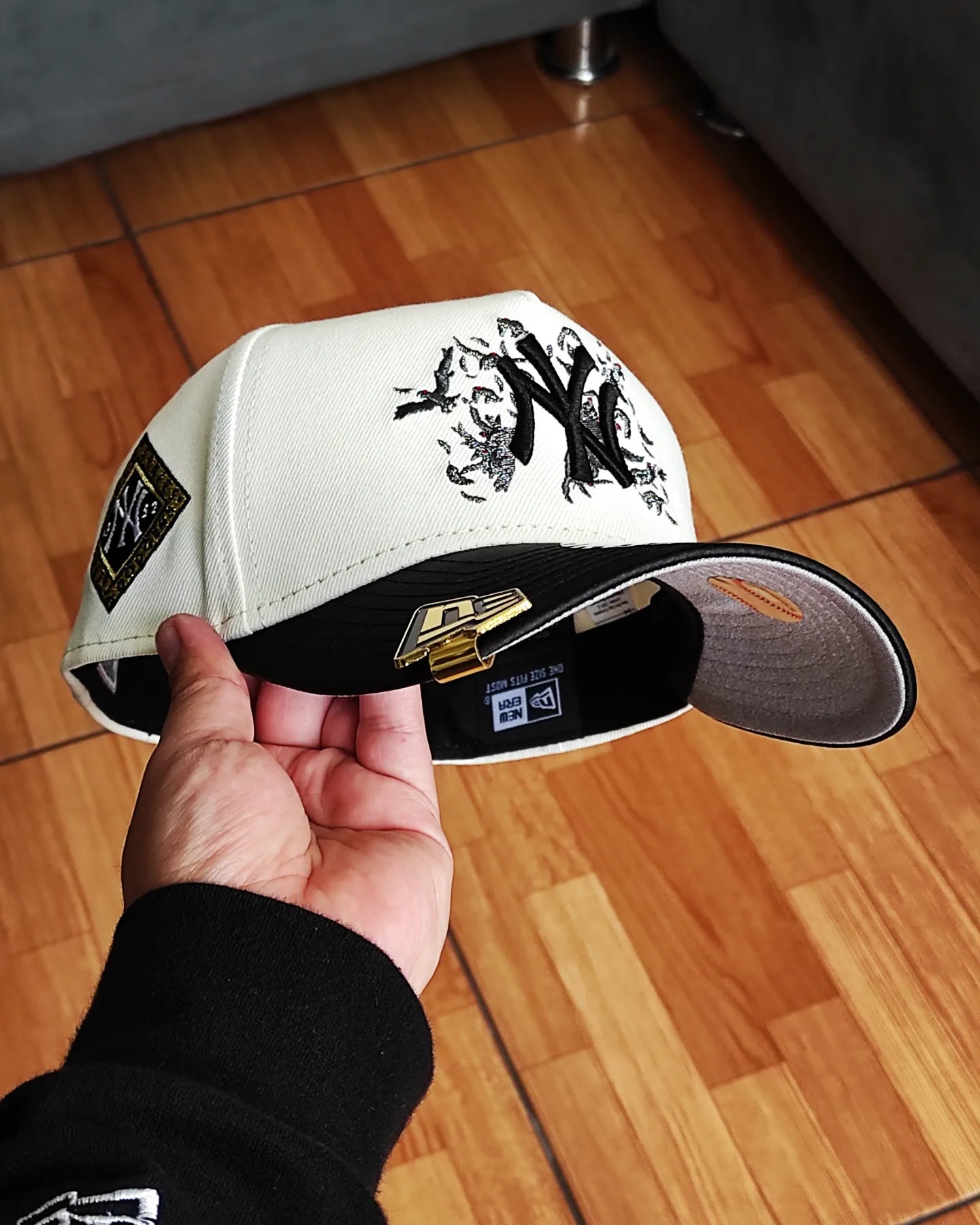 New Era New York Yankees World series 1952 viscera satinada chrome cuervos two Tone 9 FORTY AFRAME