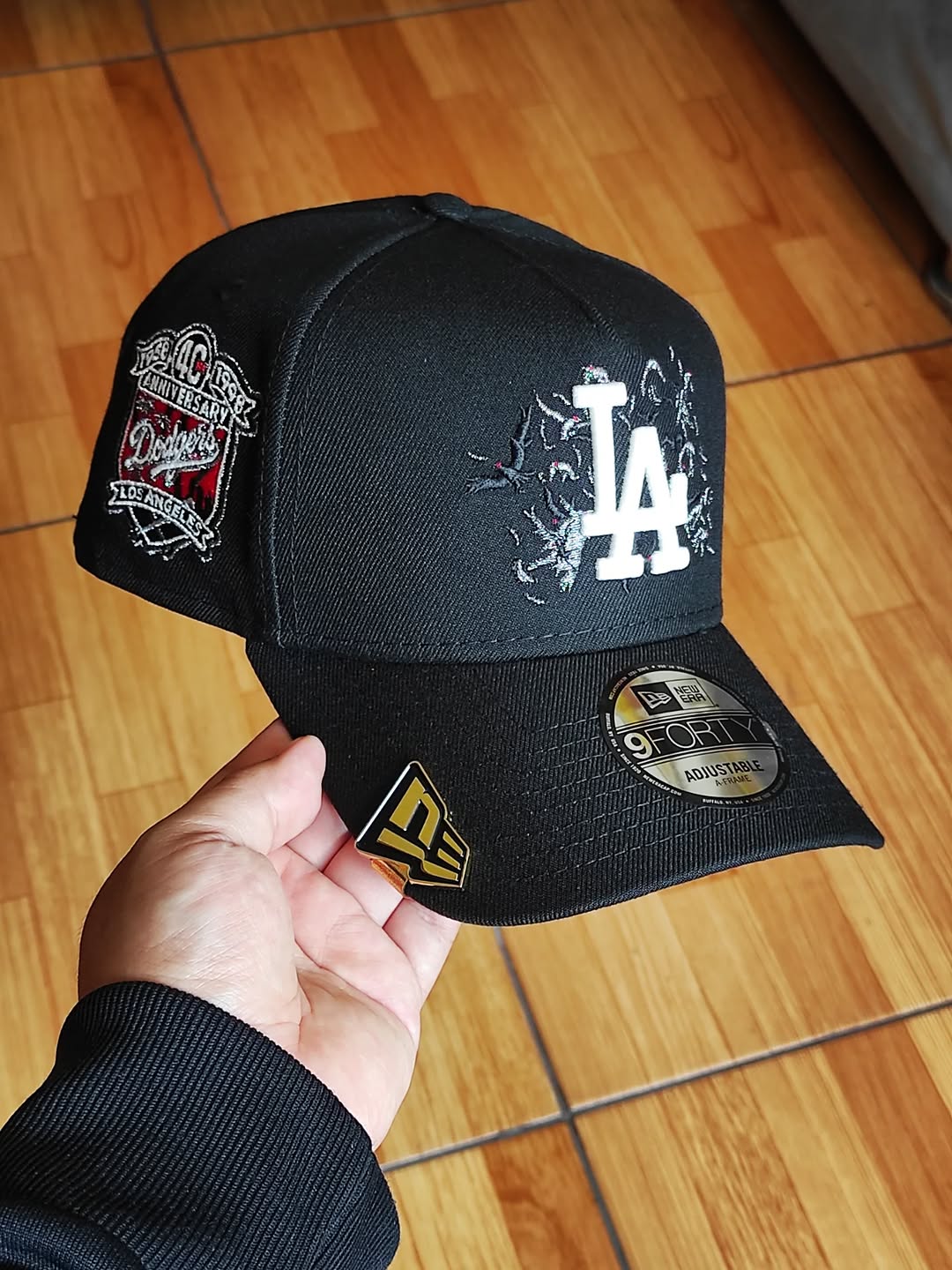 New Era Los Angeles Dodgers 40th aniversario 9Forty A Frame Snapback glow 🔦 brilla en la oscuridad