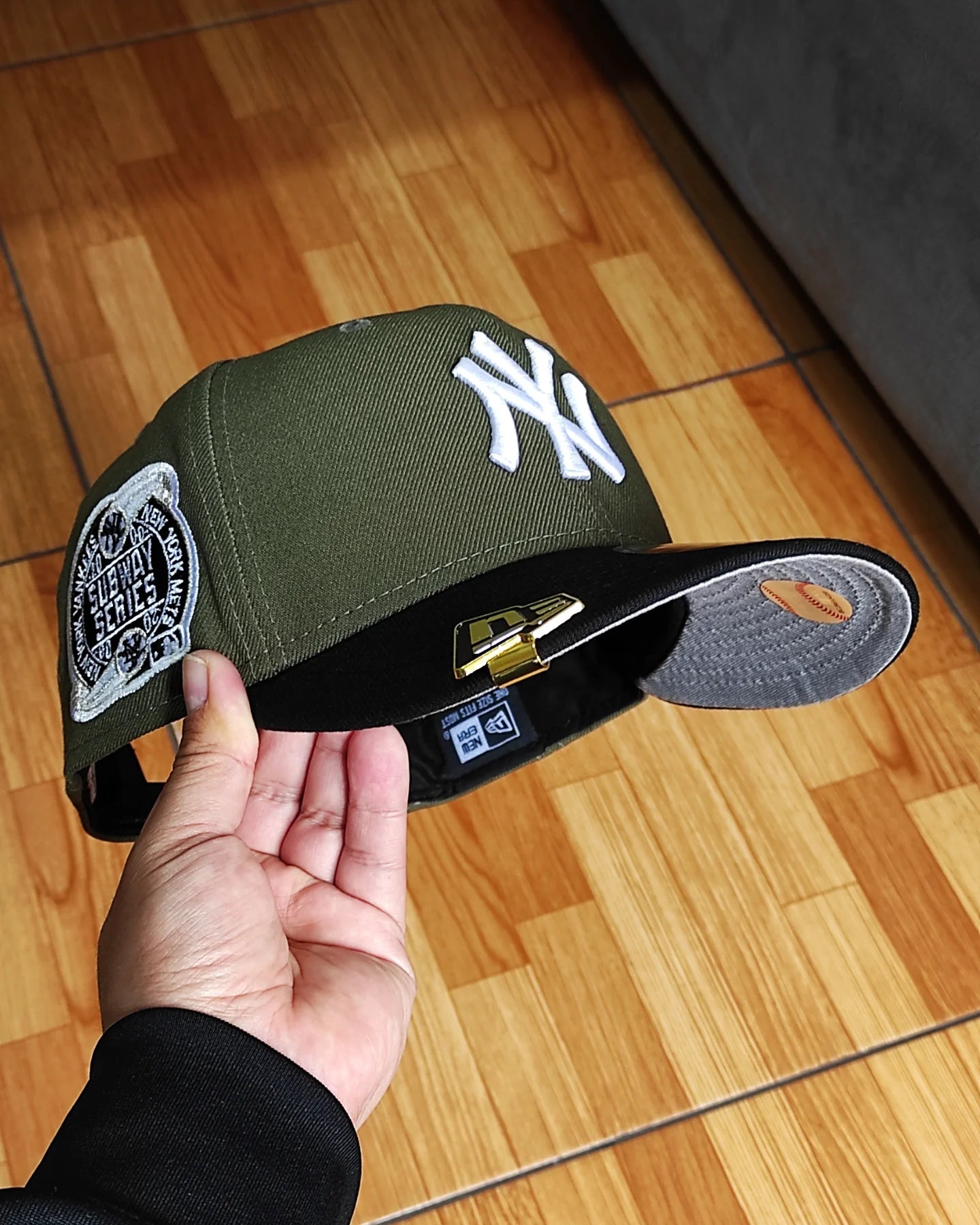 New Era New York Yankees Subway Series two Tone olive black 9 FIFTY Snapback