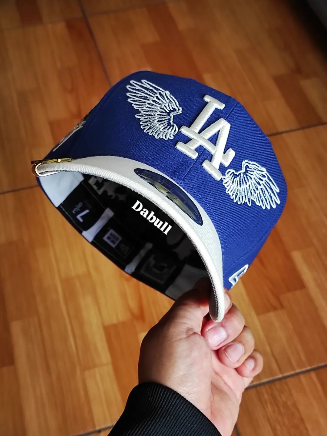 LA Dodgers MLB Team Wings 59FIFTY Fitted Cap Navy