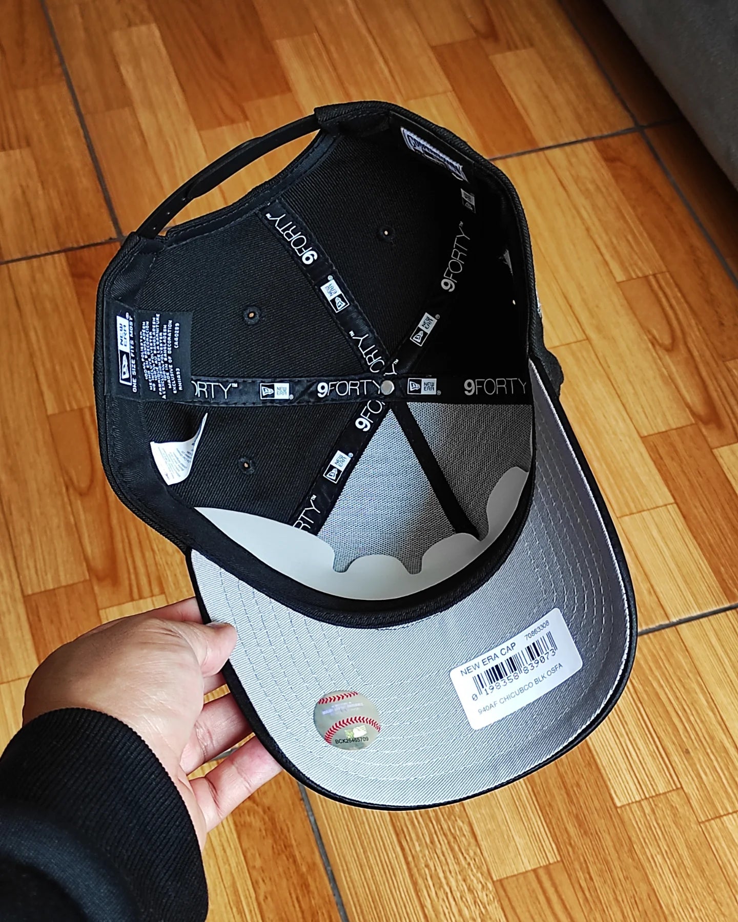 New Era Chicago Cubs viscera satinada black 9 FORTY A-FRAME