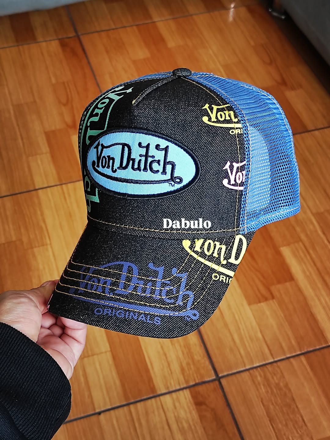 Multilogo Dutch Denim Trucker Hat