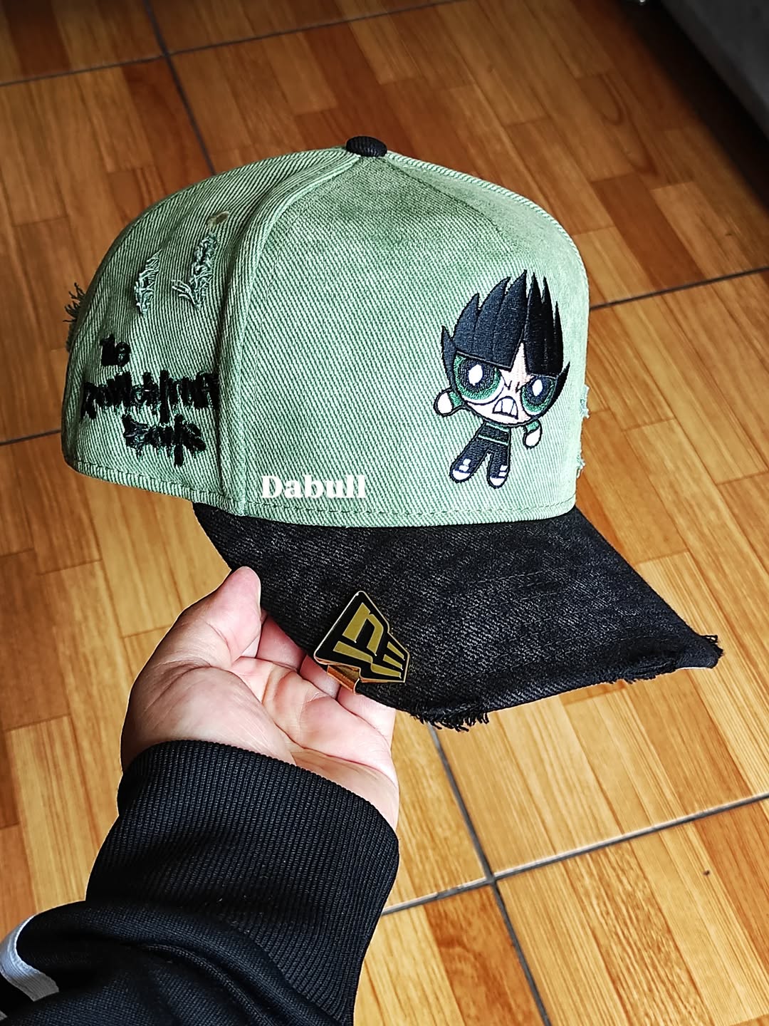 9FIFTY A-Frame Las Chicas Superpoderosas verde con Visera Negra