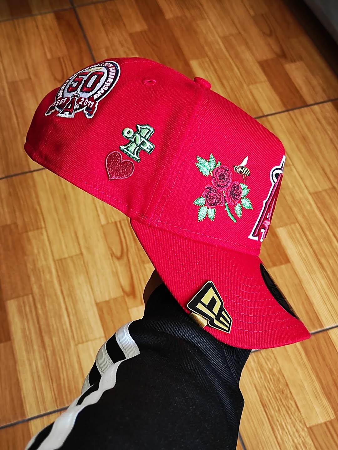 New Era ANAHEIM ANGELS city red 9FORTY A-FRAME Snapback