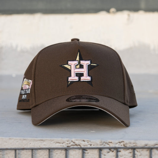 Houston Astros Mlb Walnut Gray UV / New Era 9Forty A-frame + pin 📌