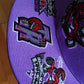Toronto Raptors Mitchell & Ness NBA FRONT LOADED Snapback Hat- Purple