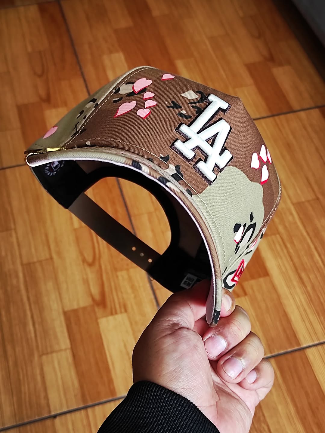 New Era Los Angeles Dodgers camo heart 9FORTY A-Frame Snapback