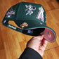 NewEra Anaheim ANGELS cupid 🏹 dark Green 9FORTY A-FRAME SNAPBACK