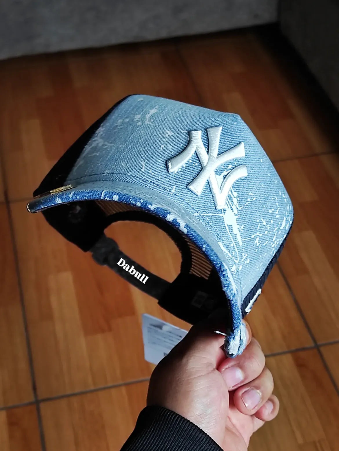 New Era New York Yankees Splash denim 9FORTY A-FRAME Snapback