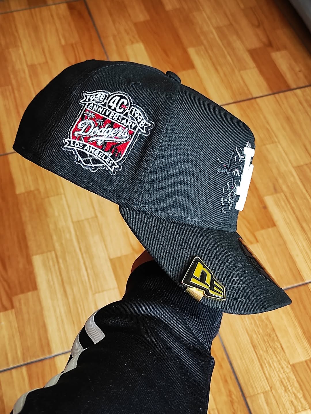 New Era Los Angeles Dodgers 40th aniversario 9Forty A Frame Snapback glow 🔦 brilla en la oscuridad