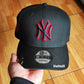 New Era New York Yankees World Series BLACK RED 9FIFTY Snapback