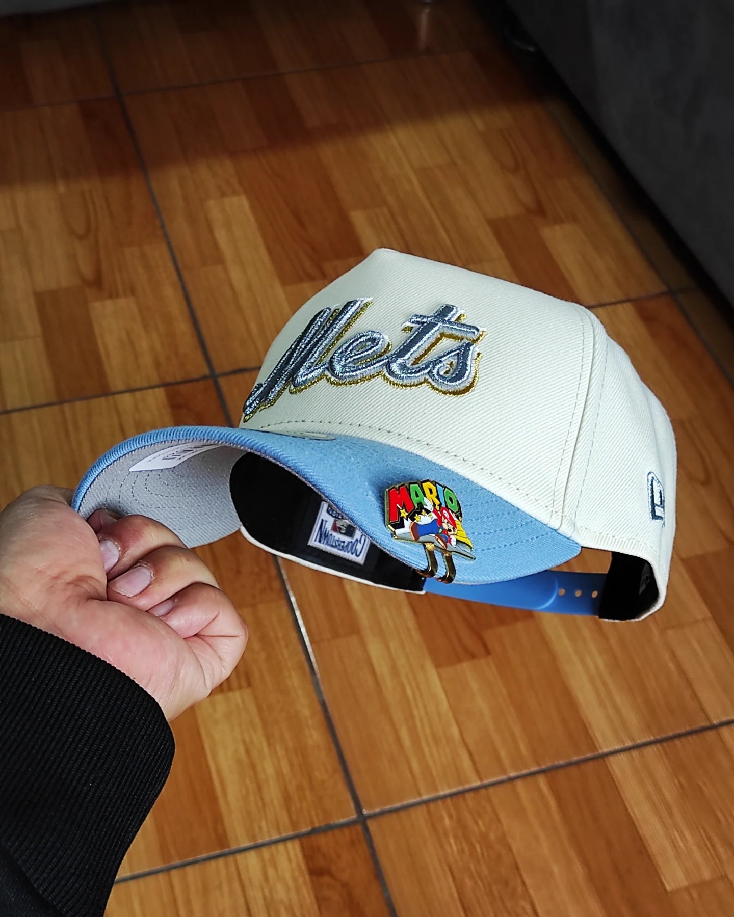 New Era New York Mets 25th Anniversary Chrome Gold Edition A Frame 9Forty Snapback Hat