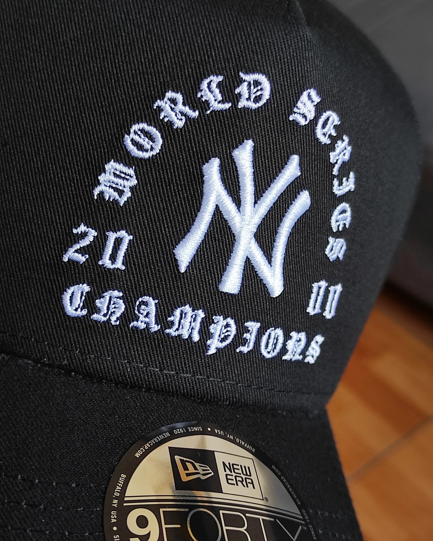 New Era New York Gótica black 9Forty A Frame snapback