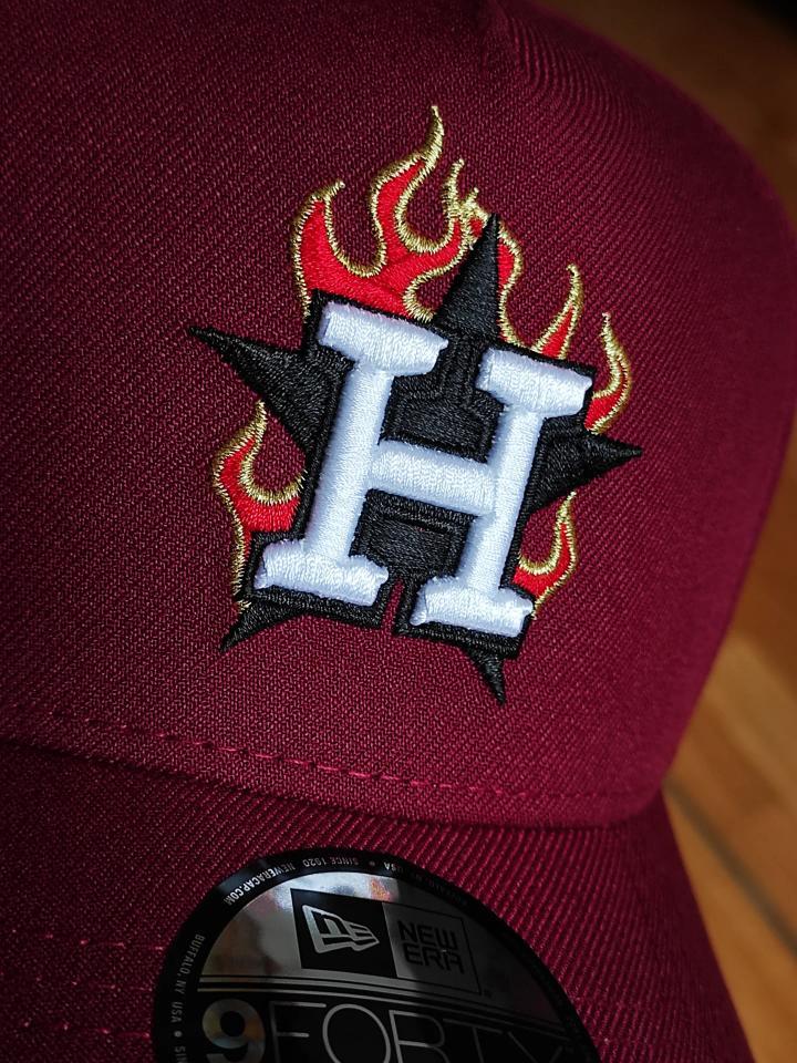 New Era Houston Astros flame 🔥Edition 9Forty A Frame Snapback