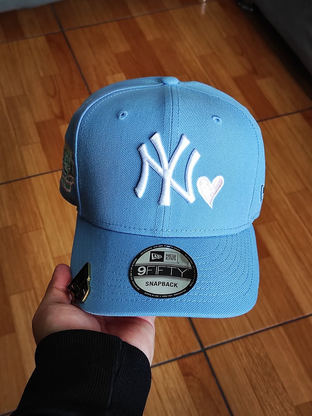 New Era New York Yankees heart sky/pink 9fifty snapback