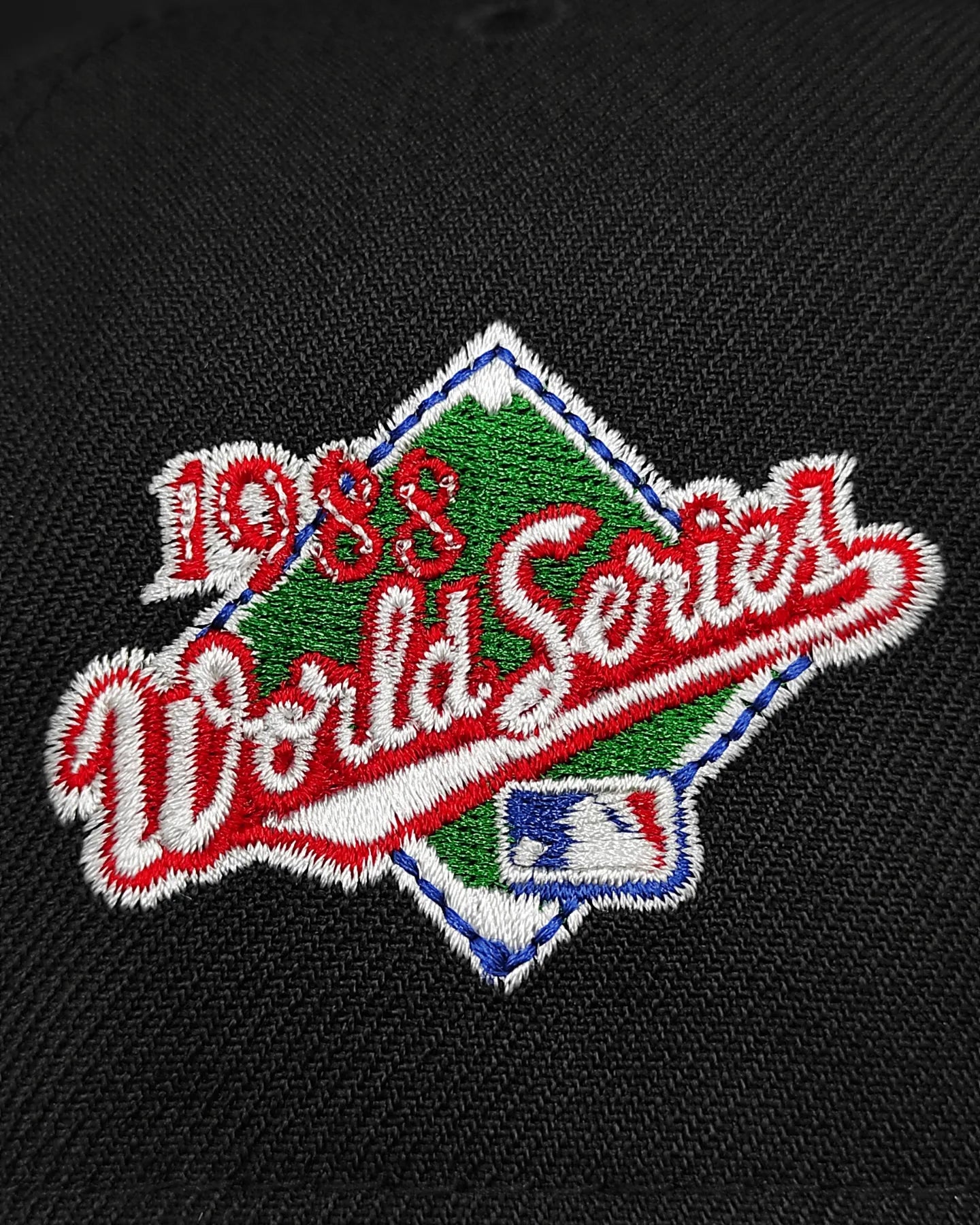 New Era Los Angeles Dodgers world series black red edition a frame snapback hat