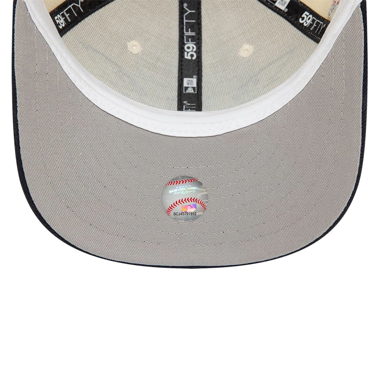 Detroit Tigers MLB Team Wings 59FIFTY Fitted Cap Light Beige