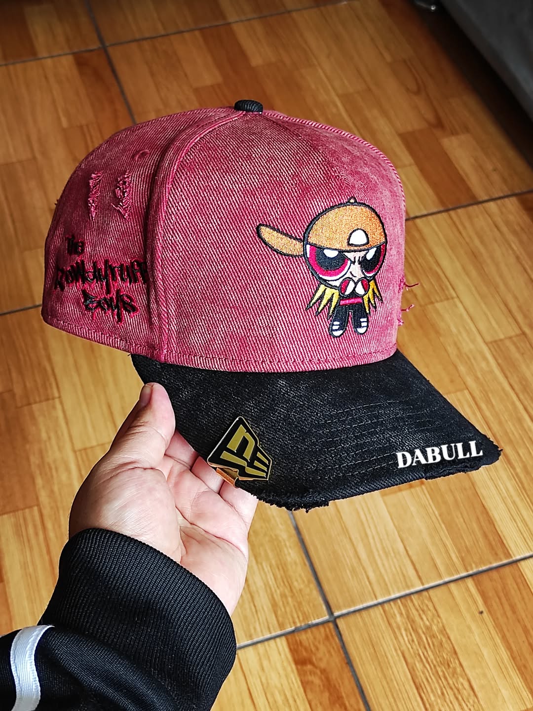 9FIFTY A-Frame Las Chicas Superpoderosas Rojo Ladrillo con Visera Negra