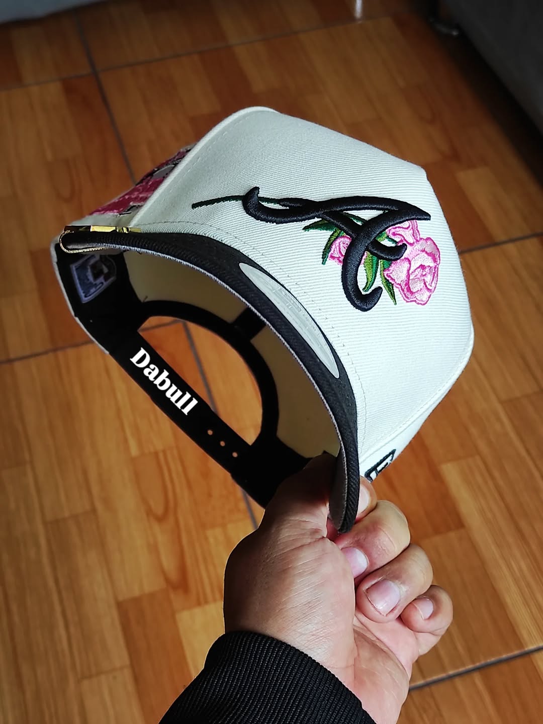 9FIFTY A-Frame Atlanta braves Chrome Black Snapback New era