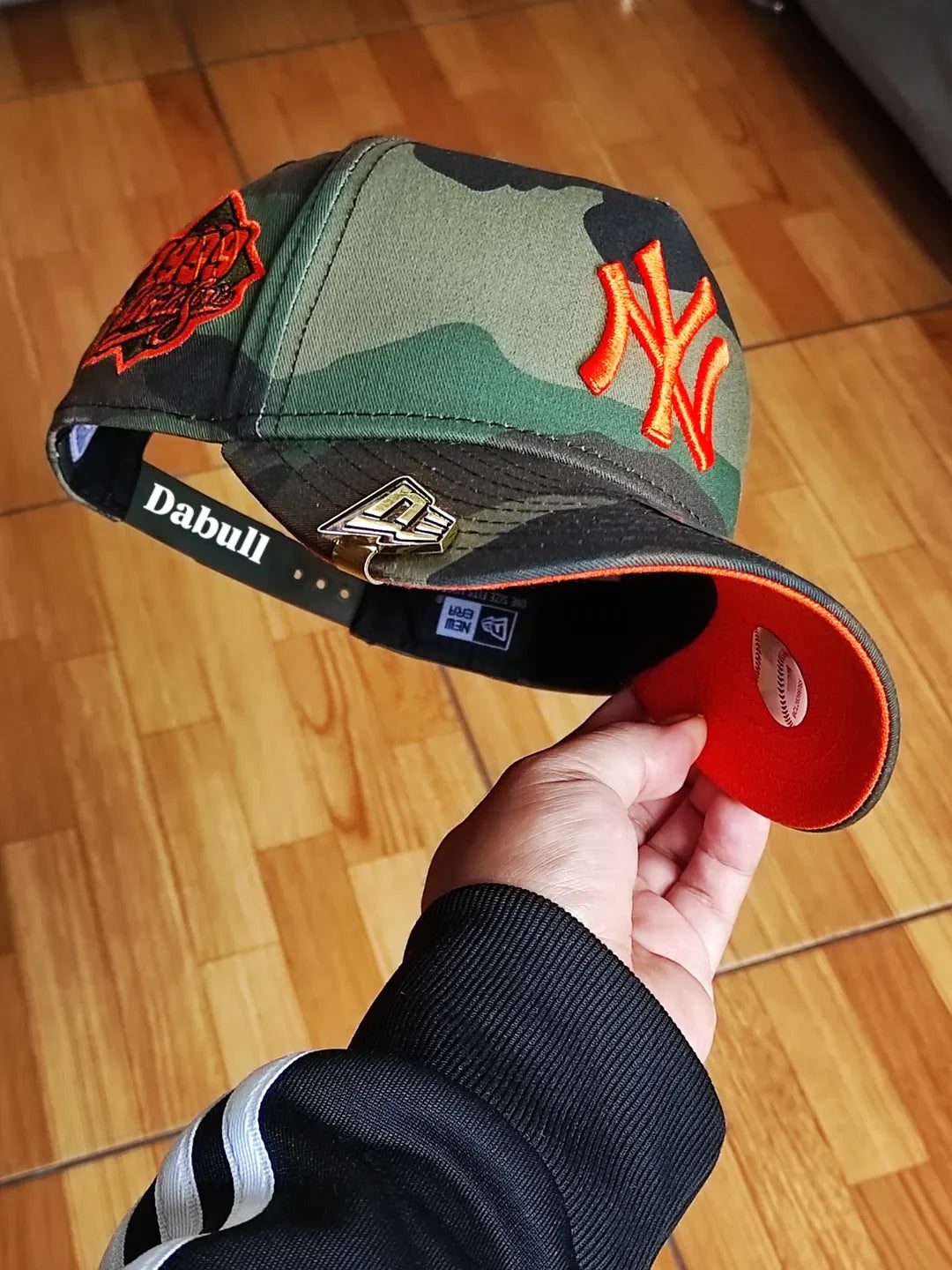 New Era New York Yankees World Series 1999 Camo Edition 9Forty A Frame Snapback Hat