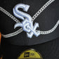 New Era White sox chain✨️ wrap black 59FIFTY Fitted