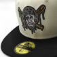 Off White Pittsburgh Pirates Black Visor Gray Bottom Three Rivers Stadium Side Patch New Era 59Fifty Fitted