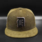 New Era 59fifty martini corduroy detroit tigers 2000 inaugural patch hat - olive