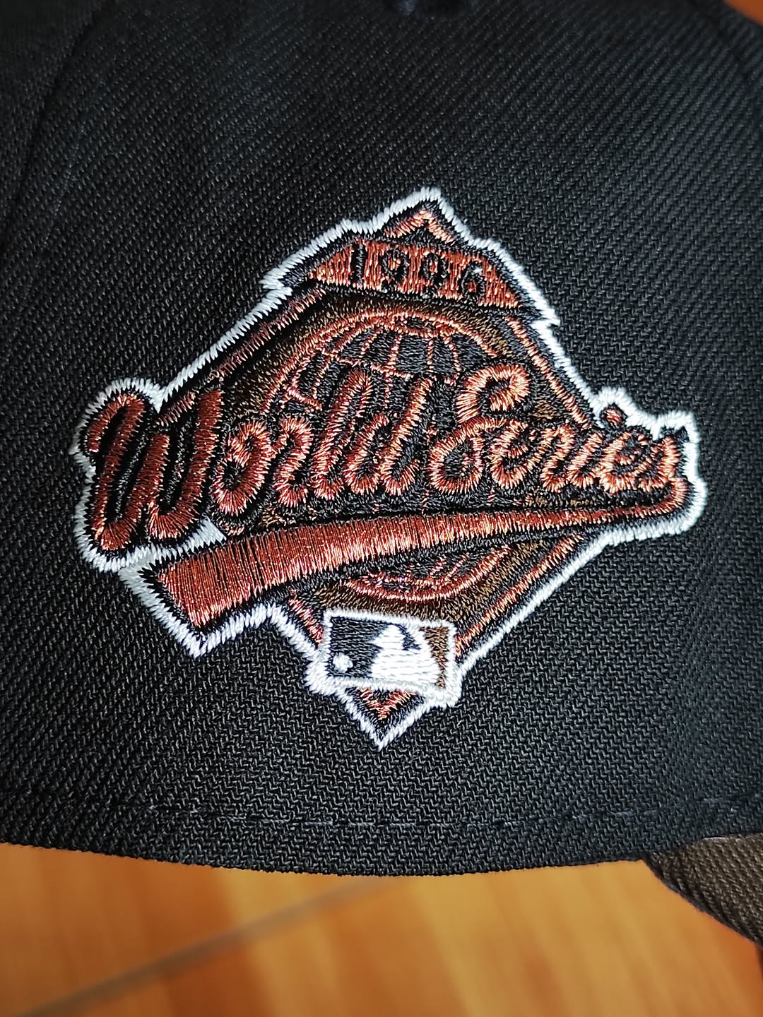 New Era New York Yankees world series Black Brown 9FORTY A-FRAME Snapback