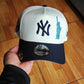 New Era New York Yankees 50th ANNIVERSARY chrome navy 9FORTY A-Frame Frame Snapback