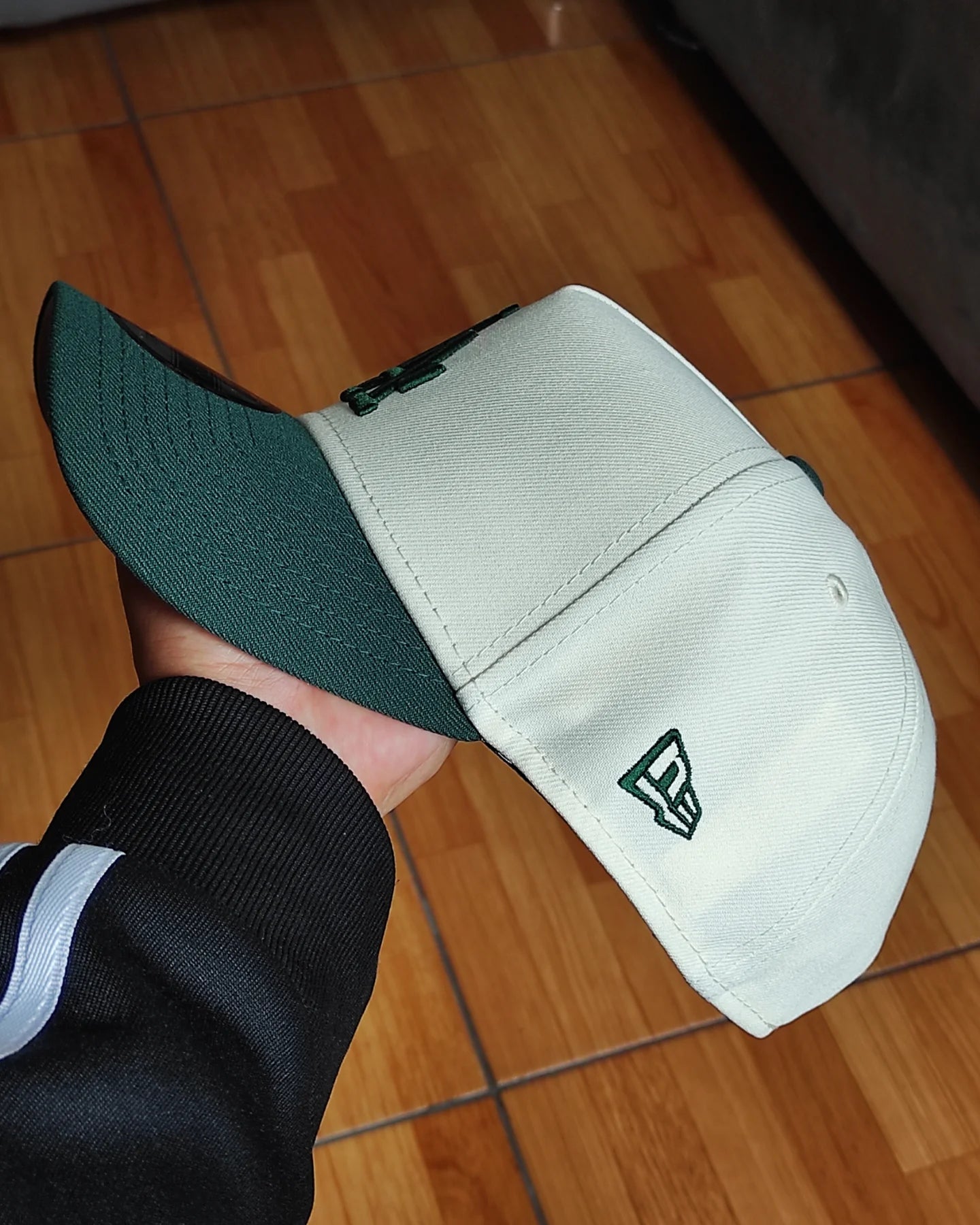 New Era Los Angeles Dodgers 100 th aniversario chromw dark green 9Forty Snapback Hat