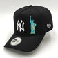 New Era New York Yankees icons black prime edition aframe snapback cap