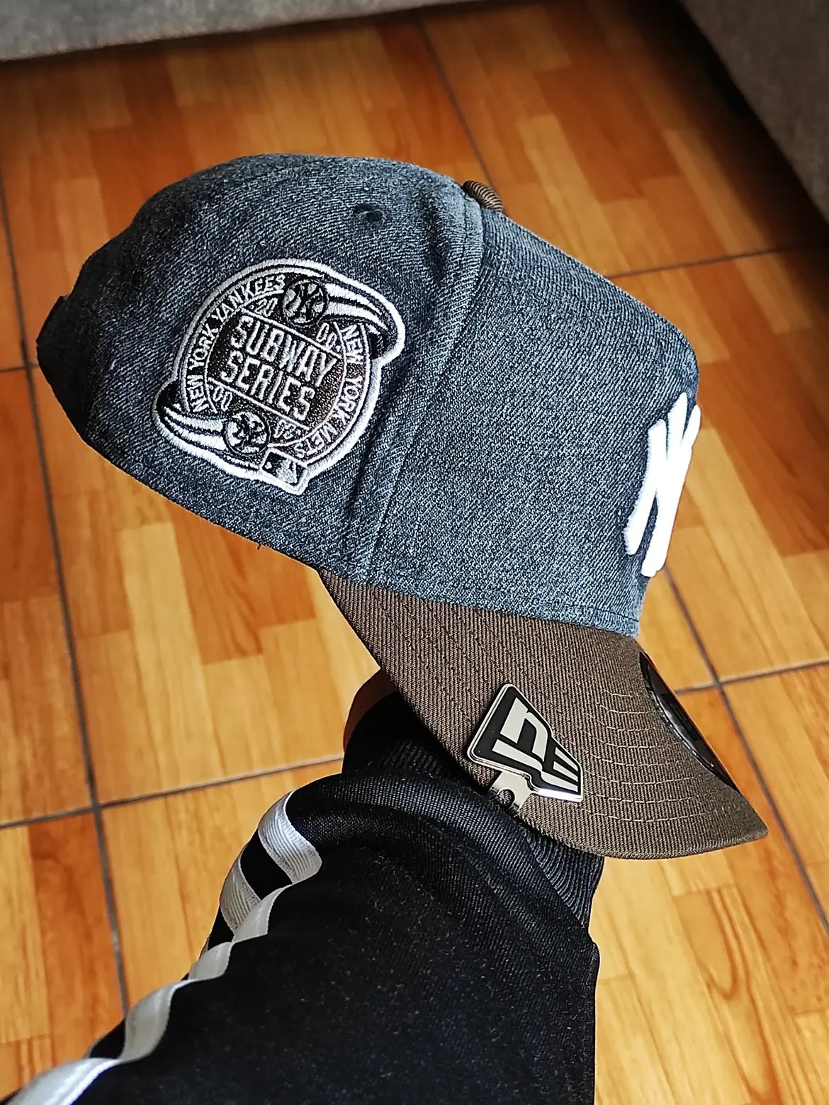 New Era New York Yankees Subway series denim Two Tone 9Forty A-frame Snapback