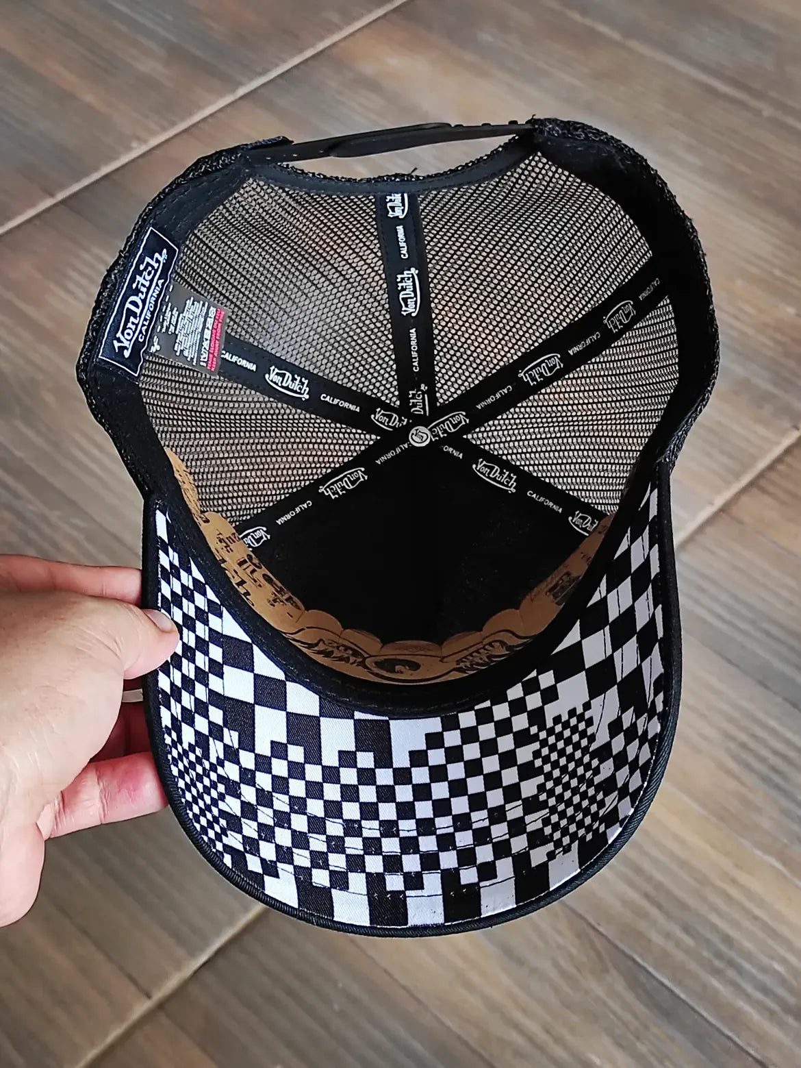 Gorra Vondutch trucker multicolor negra
