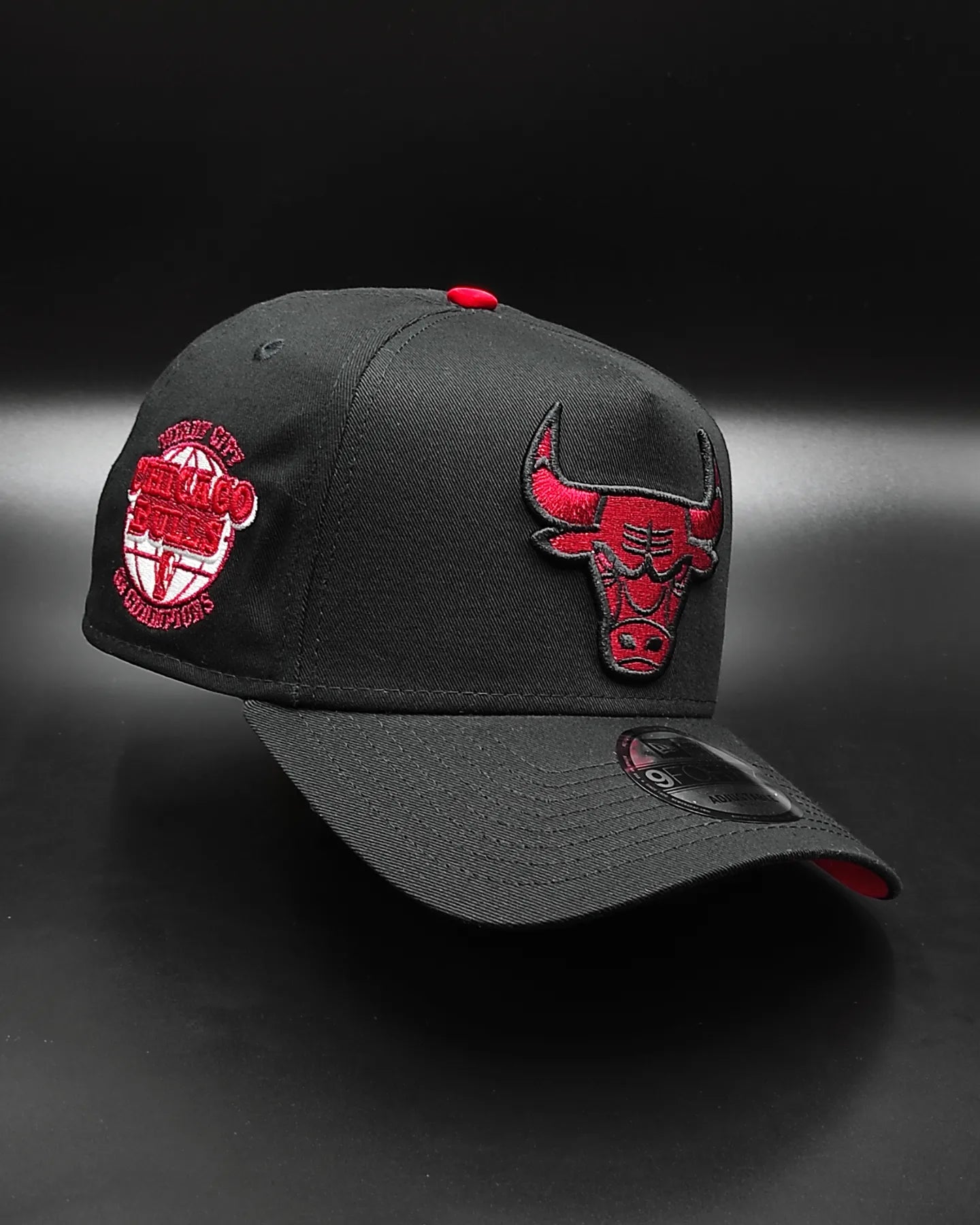 New Era Chicago bulls 'Negro & Scarlet' 9FORTY A-Frame Snapback