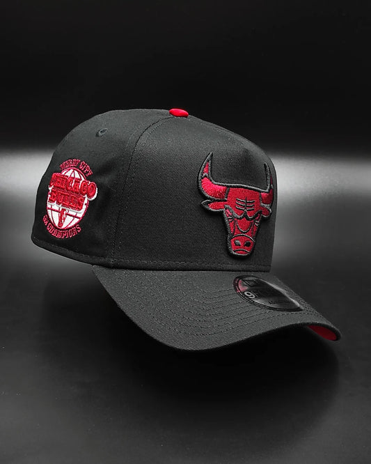 New Era Chicago bulls 'Negro & Scarlet' 9FORTY A-Frame Snapback