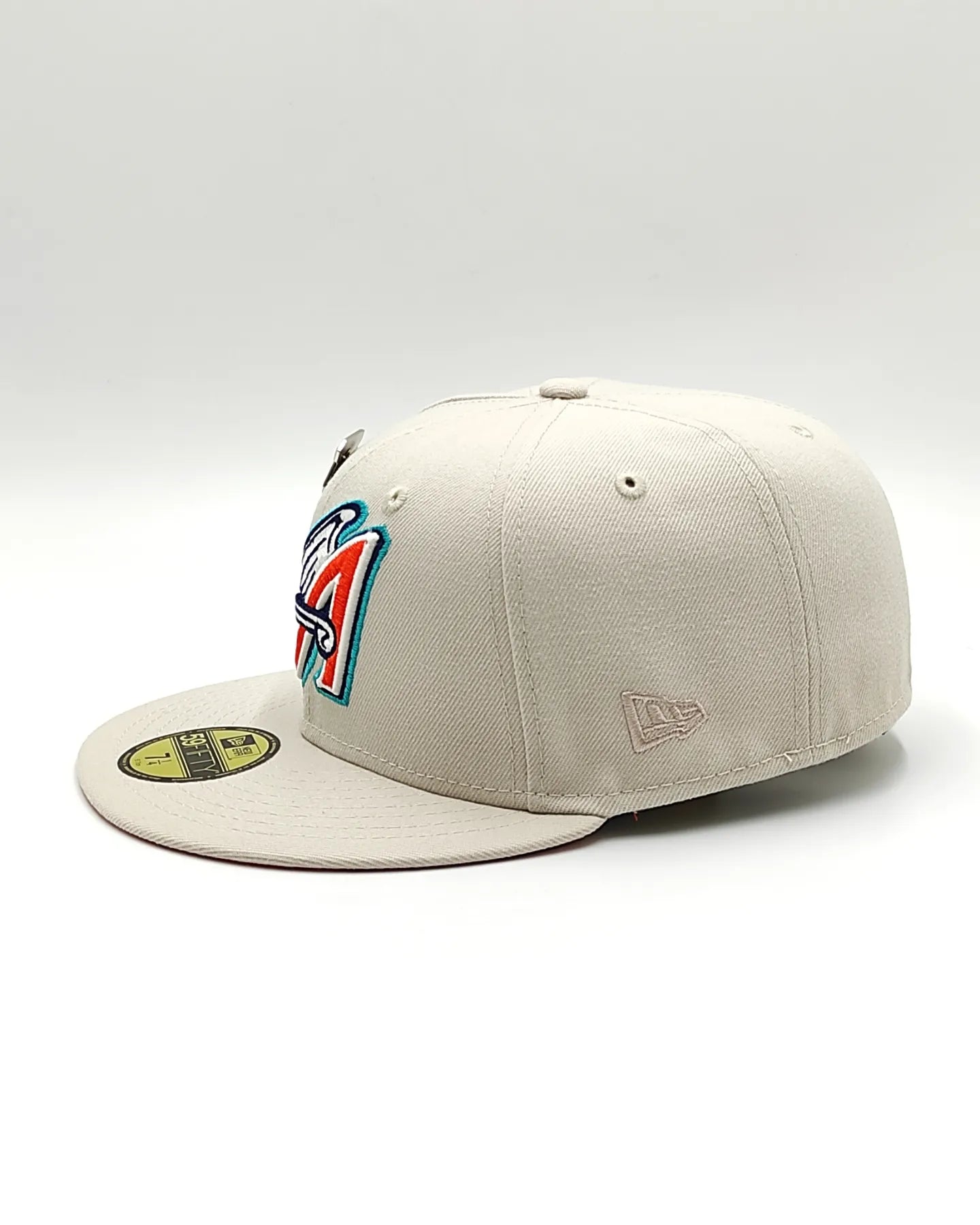 New Era California Angels Orange Fury Collection 50th Season Fitted Hat